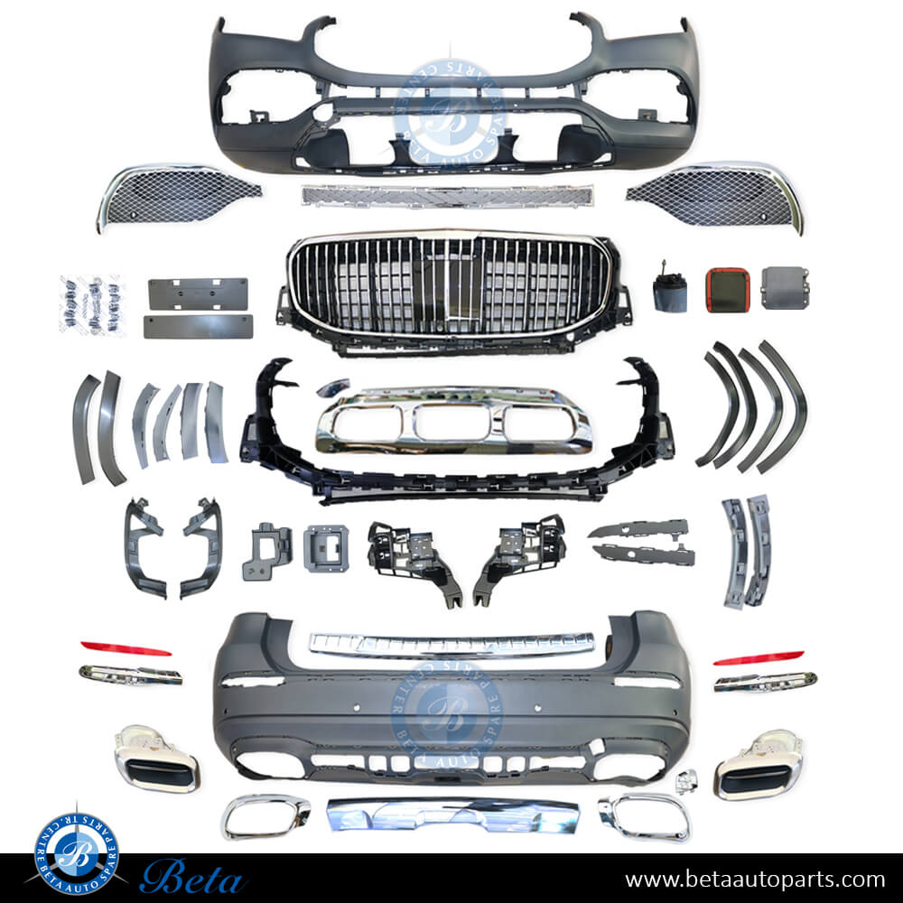 Body Kit Maybach Look for Mercedes GLS-Class X167 2020-Up models Body Kit Maybach Look for Mercedes GLS-Class X167 2020-Up models
